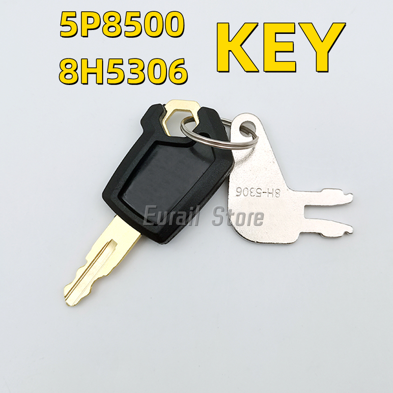 Heavy Equipment Logos - 5P8500 + 8H5306 مفتاح الإشعال ومفتاح