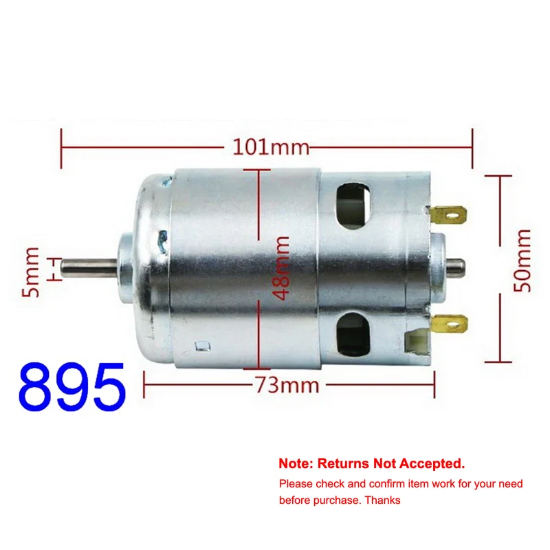Magnetic Drill Press - RS-895 DC 6V-24V 18V 9300RPM عالية