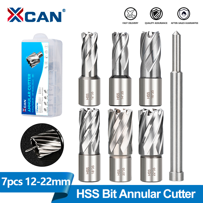 Magnetic Drill Press - طقم حفر حلقي XCAN مكون من
