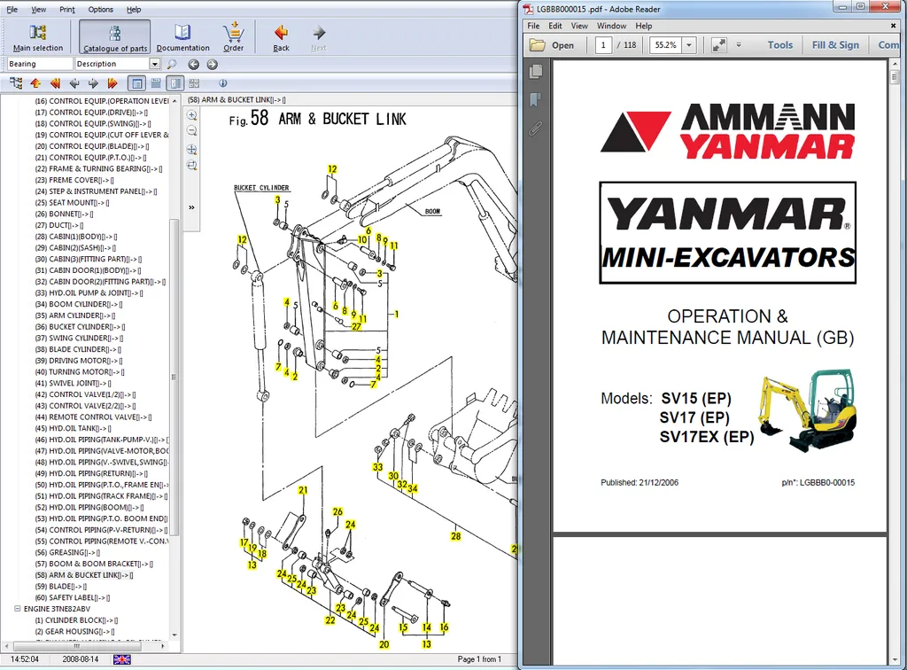 Heavy Equipment Pdf - AutoDVD Yanmar المعدات الثقيلة 10.7 جيجابايت