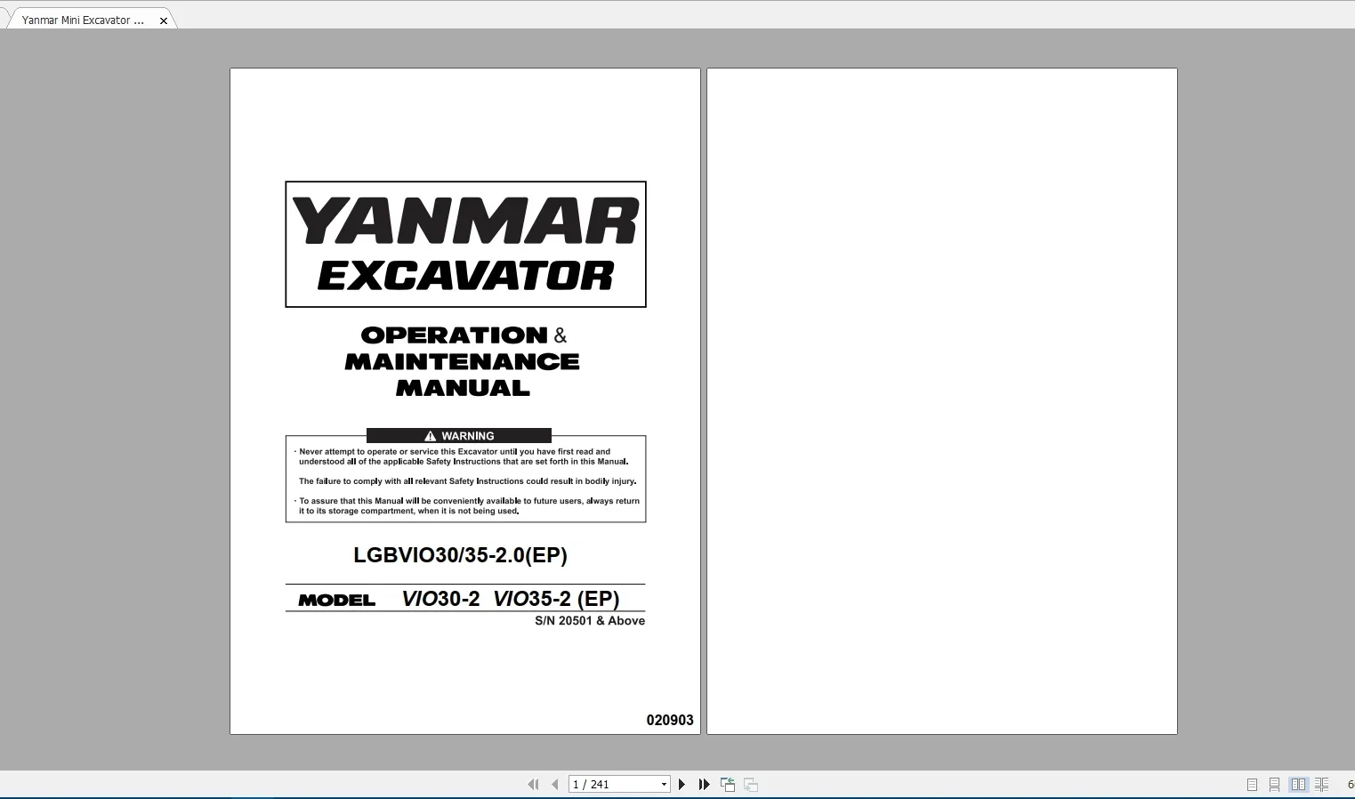 SpecDiag Yanmar المعدات الثقيل - مراجعة Heavy Equipment Pdf وسعره