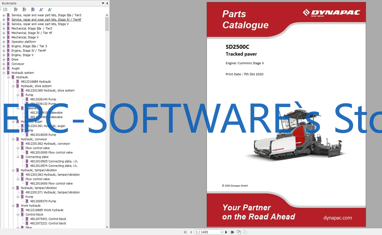EPC-SOFTWARE Dynapac المعدات ا - مراجعة Heavy Equipment Software وسعره